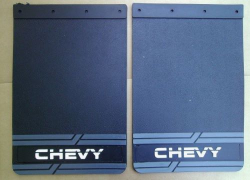 Pr chevy truck mud flaps / splash guards 12 x 18 new