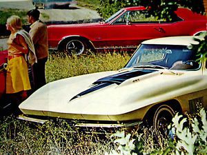 1967 chevy camaro/chevelle ss/corvette/pontiac gto/442/vtg ad/print/photo/poster