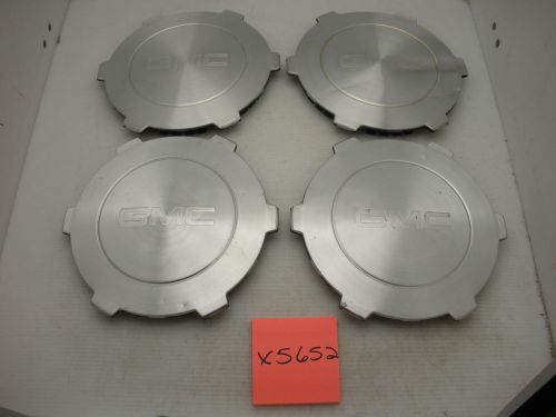 Set of 4 oem 04 05 06 07 gmc sierra 9594521 center caps hubcaps wheel