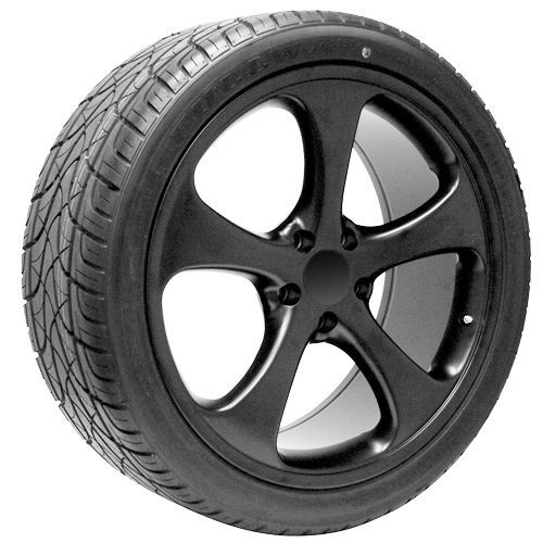 22 inch audi q7 factory replica rims black with tires (130)