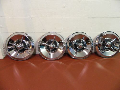Lancer style hub caps 15 inch brilliant chromed solid steel inverted dish