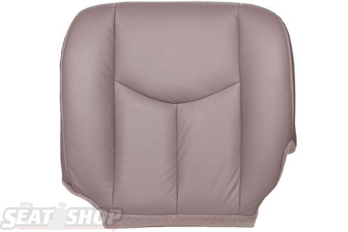2003 gmc sierra leather seat cover driver bottom med neutral (tan)