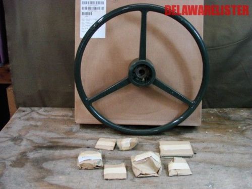 Military truck (new style) steering wheel with horn kit  m35 a2   nos (new)
