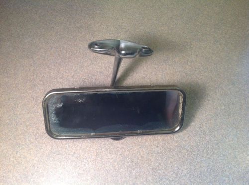 Vintage guide rear view mirror roof mount gm rat rod chevy ford plymouth