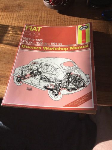 Fiat 500 haynes manual - 1957-1973