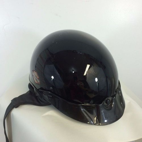 Black shorty harley davidson motorcycle helmet xs dot simpson usa