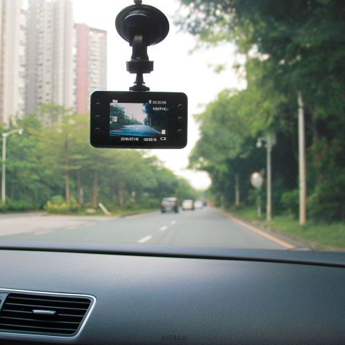 Teqstone 2.7&#034; full hd car dvr vehicle camera video recorder with hdmi output