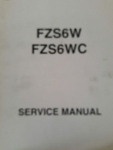 Fzs6w wc service manual