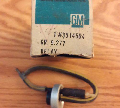Nos 1967-68 cadillac air conditioning vacuum time delay relay gm part # 3514564