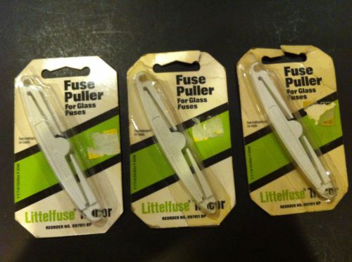 3 packs of fuse pullers for glass fuses littelfuse tracor reorder # 097011 bp