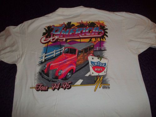 Vintage cruising america 1994 t-shirt nwot size x-large n/r  ford woodie,hot rod