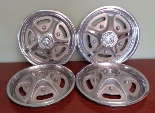 Set of 4 vintage 1970&#039;s ford 16&#034; wheel cover truck hubcaps