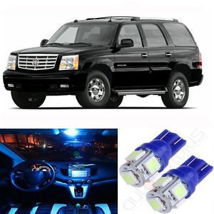 13x ice blue led lights interior package kit for cadillac escalade 2002-2006