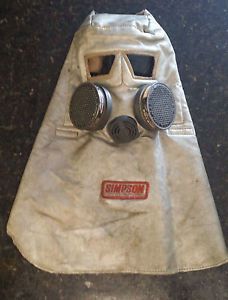 Vintage, early, simpson dragster/funnycar, fire mask, rare