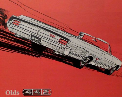 1965 olds 442-ad/picture/print 66 67 oldsmobile cutlass rocket 400 4+4+2