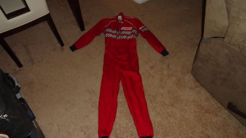 Worth racing suit vintage men size large (red)