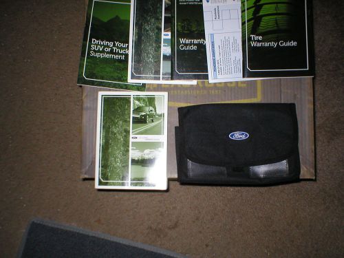 2011 ford escape owners manual set with cover case