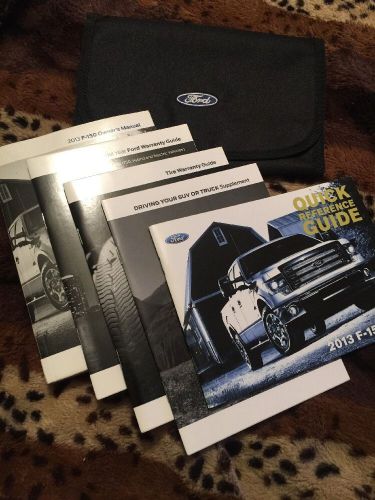 2013 ford f-150 owners manual set *free shipping!