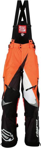 Arctiva comp insulated bibs/pants, orange/black, 2xl/xxl(waist 42-44/in 34.5)
