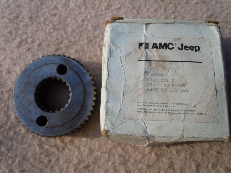 Amc jeep front drive shaft drive flange nos in box