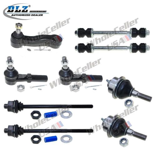 2001-2010 chevrolet silverado 2500 hd ball joint tie rods sway bar 9 pcs