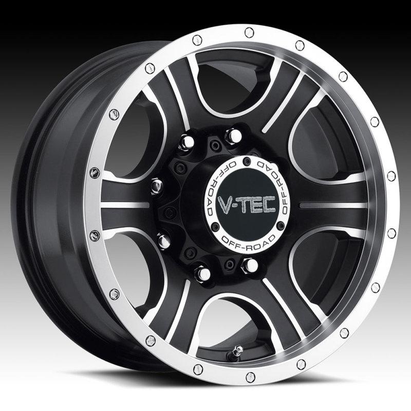 20" inch 6x5.5 black machined wheels rims 6 lug sierra 1500 silverado avalanche