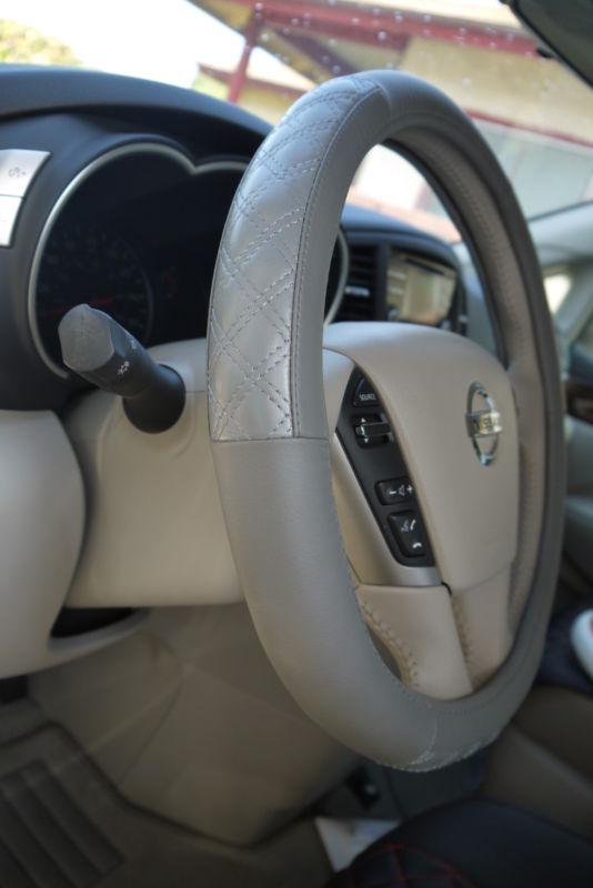 Grey circle cool scion lexus gray car steering wheel cover wrap 57007 dodge ford