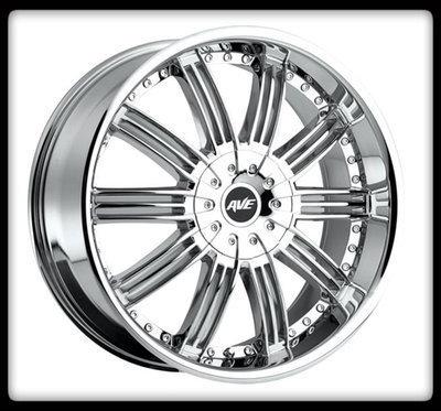 24" avenue a603 chrome wheels rims & lt 315-50-24nitto terra grappler tires