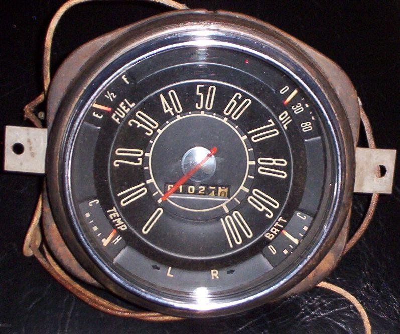 1949 1950 1951 ford shoebox speedometer instrument panel gauges