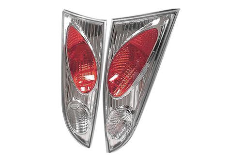 Spyder ff005dc - 00-04 ford focus chrome euro tail lights rear stop lamps