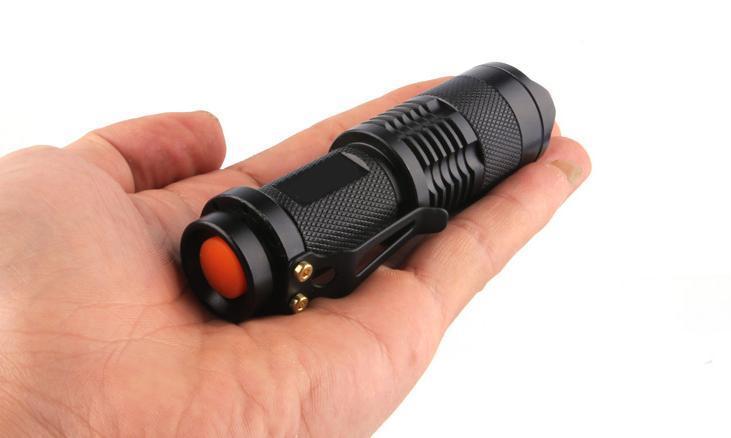 Sipik sk68 mini flashlight rechargeable flashlight zoom