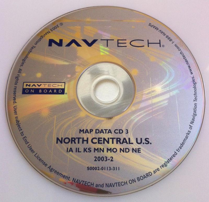 Range rover / bmw navigation disc - cd 3 north central u.s. - s0002-0113-311