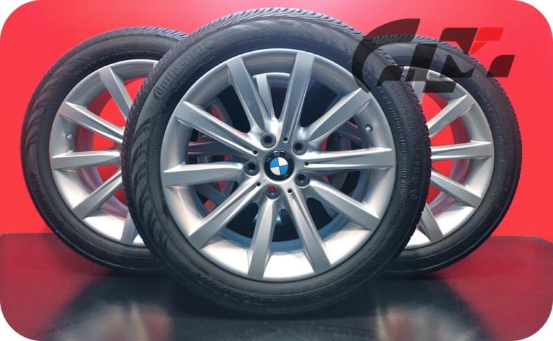 4 genuine oem bmw 5 and 6 series wheels & runflat tires 245/45/18 tpms included