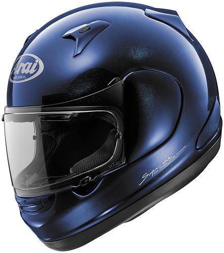 Arai signet-q solid motorcycle helmet diamond blue x-small