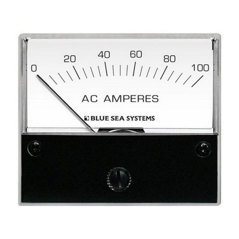 Blue sea 8258 marine 0-100 amp ac analog 2.75" face ammeter 