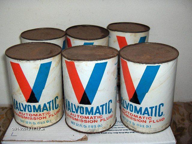 Valvoline valvomatic dexron ii 2 new transmission fluid (lot of 6 cans) 