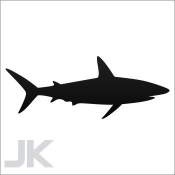 Decal sticker shark sharks attack strong jaws angry ocean pacific 0502 ag7z3
