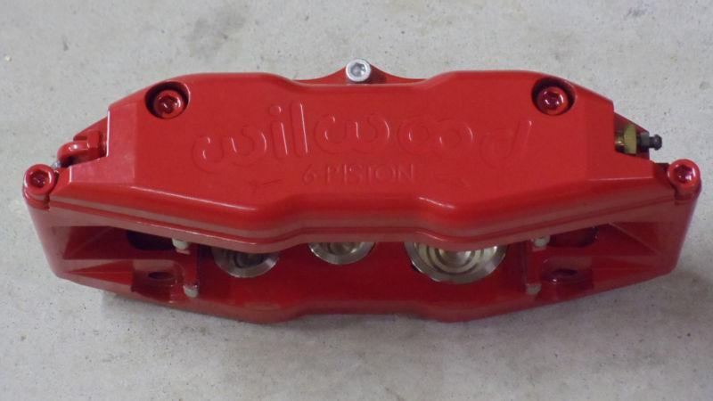 Wilwood caliper 120-8000 rsr billet narrow superlite 6 piston new red