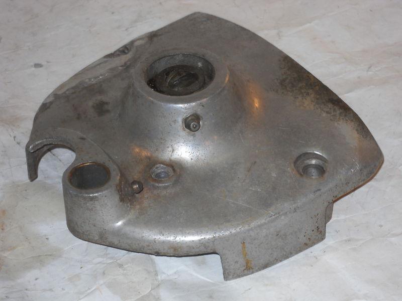 Early oem aluminum "sprocket cover" for ironhead sportsters with dry clutch !