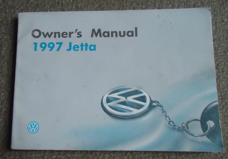 1997 volkswagen vw jetta owner's manual original
