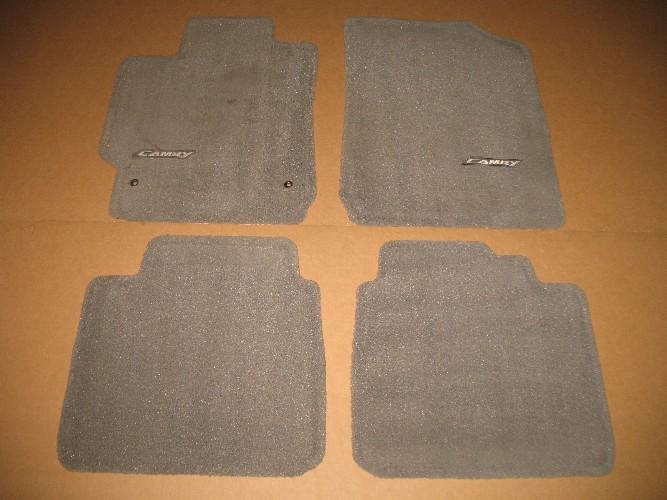 2007 2008 2009 2010 2011 10 11 toyota camry dark gray carpet floor mats oem #4