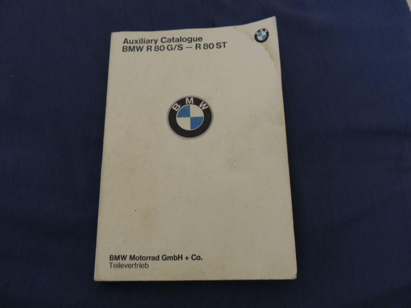 Bmw r80g/s-r80st auxiliary(parts)  catalogue