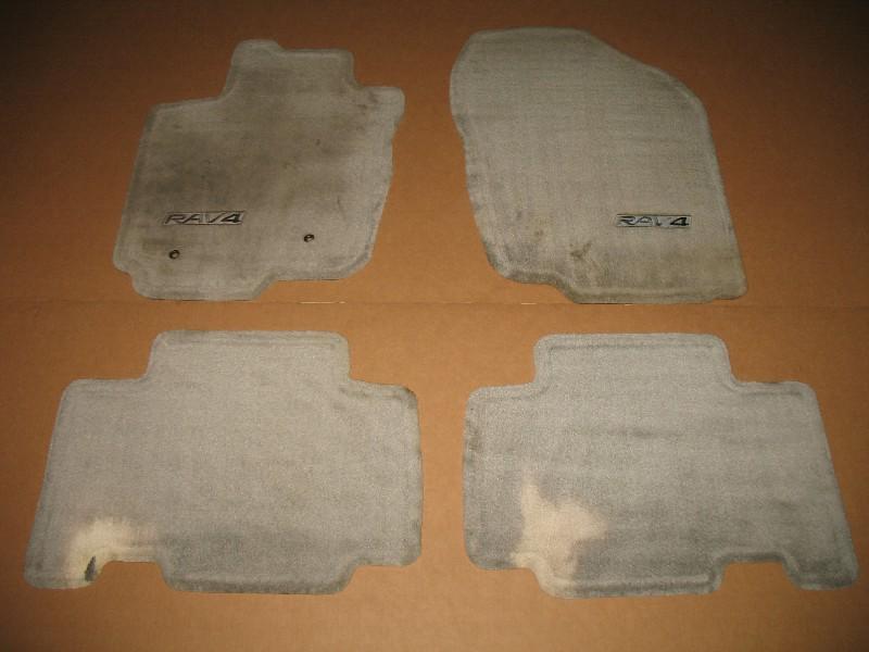 2006 2007 2008 2009 2010 2011 10 11 toyota rav4 gray carpet floor mats oem set 1
