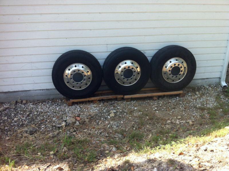 Truck tires and wheels