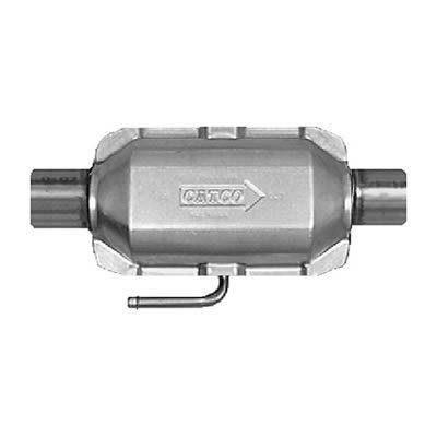 (2) catco catalytic converter stainless universal 2.5" inlet/outlet 14" length