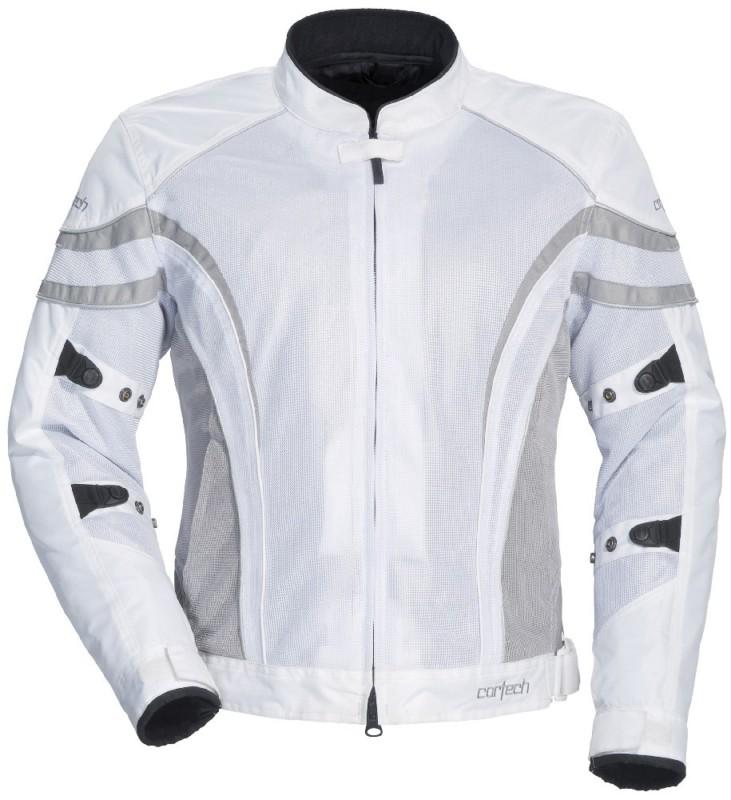 Cortech lrx air 2 white plus small womens textile mesh motorcycle riding jacket