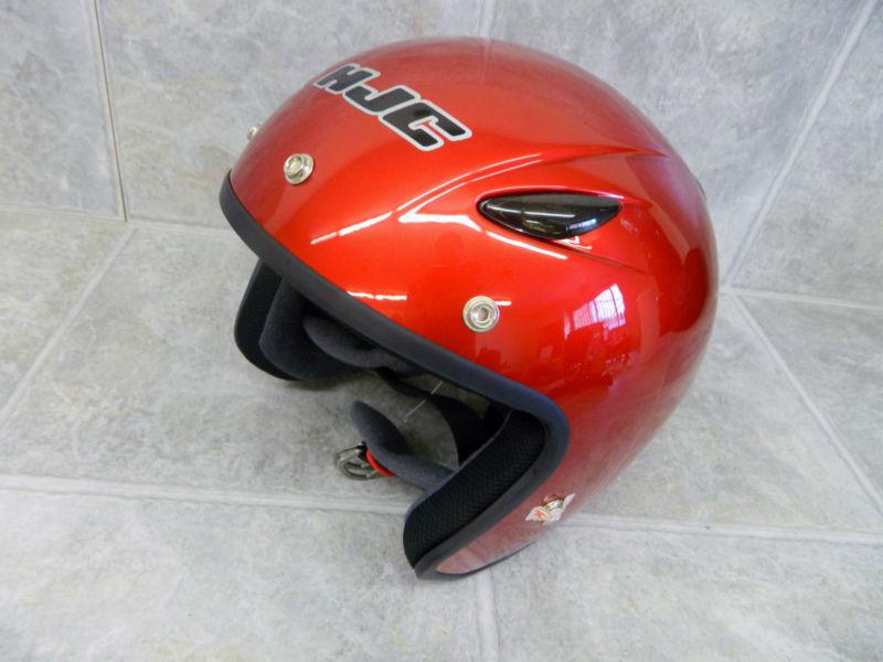 Hjc cl-31 open face motorcycle helmet candy red xxxl