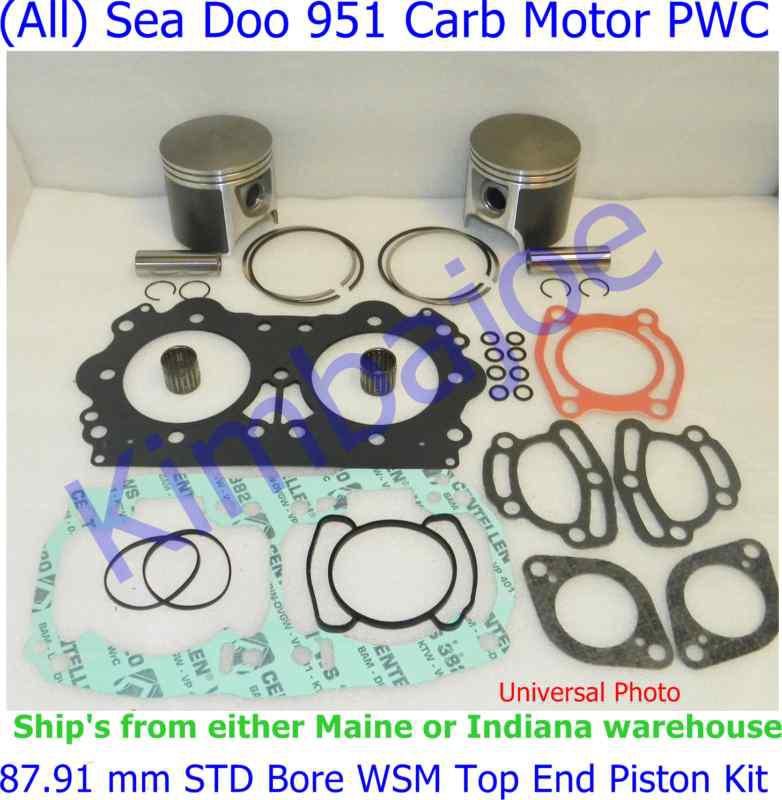 (all) sea doo 951 di pwc 88.91 mm .040 bore wsm top end piston kit