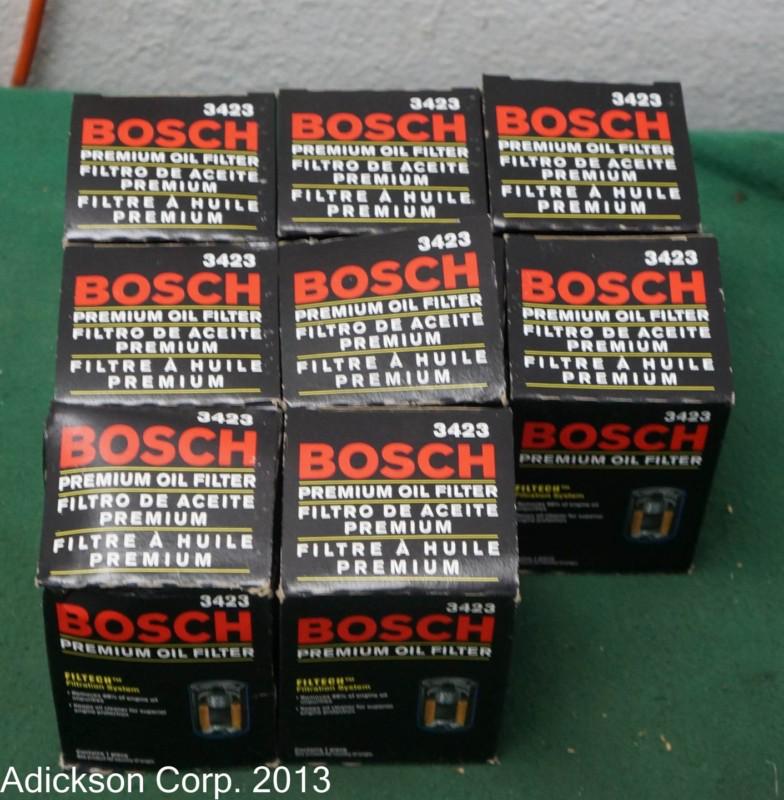 8 new bosch 3423 oil filters !!