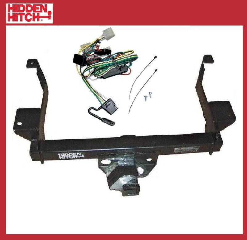 Trailer hitch & wiring pkg for 1998-2004 toyota tacoma  class 3, 5k tow receiver